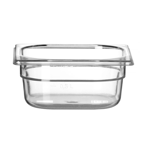 Hendi Gastronorm-Behälter 1/6, Profi Line, GN 1/6, 1L, Transparent, 176x162x(H)65mm Hendi Gastronorm-Behälter 1/6, Profi Line, GN 1/6, 1L, Transparent, 176x162x(H)65mm