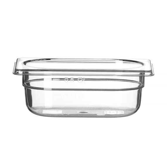 Hendi Gastronorm-Behälter 1/9, Profi Line, GN 1/9, 0,6L, Transparent, 176x108x(H)65mm Hendi Gastronorm-Behälter 1/9, Profi Line, GN 1/9, 0,6L, Transparent, 176x108x(H)65mm