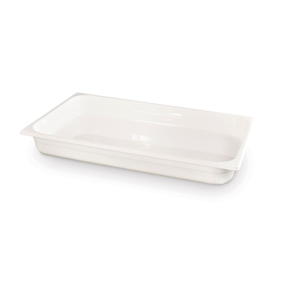 Hendi Gastronorm-Behälter 1/1, GN 1/1, 9L, Weiß, 530x325x(H)65mm Hendi Gastronorm-Behälter 1/1, GN 1/1, 9L, Weiß, 530x325x(H)65mm