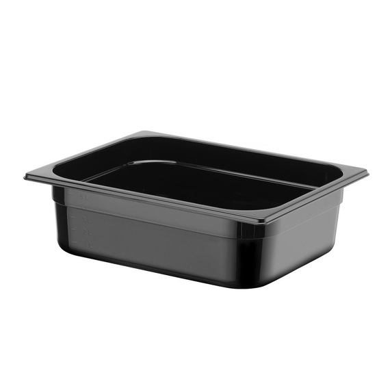 Hendi Gastronorm-Behälter 1/2, Profi Line, GN 1/2, 6,5L, Schwarz, 325x265x(H)100mm 1 Hendi Gastronorm-Behälter 1/2, Profi Line, GN 1/2, 6,5L, Schwarz, 325x265x(H)100mm