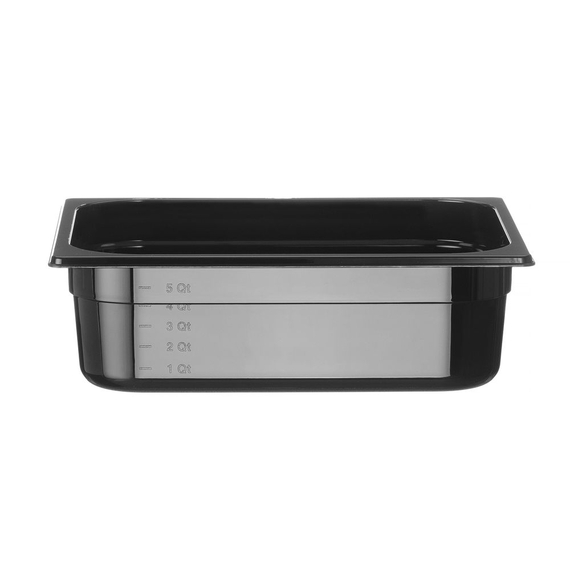 Hendi Gastronorm-Behälter 1/2, Profi Line, GN 1/2, 6,5L, Schwarz, 325x265x(H)100mm Hendi Gastronorm-Behälter 1/2, Profi Line, GN 1/2, 6,5L, Schwarz, 325x265x(H)100mm