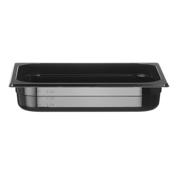 Hendi Gastronorm-Behälter 1/2, Profi Line, GN 1/2, 4L, Schwarz, 325x265x(H)65mm Hendi Gastronorm-Behälter 1/2, Profi Line, GN 1/2, 4L, Schwarz, 325x265x(H)65mm