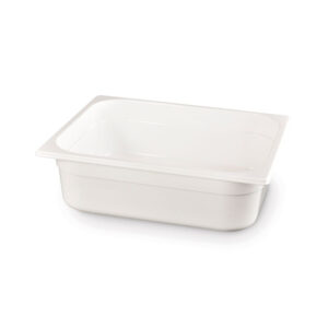 Hendi Gastronorm-Behälter 1/2, GN 1/2, 6,5L, Weiß, 325x265x(H)100mm