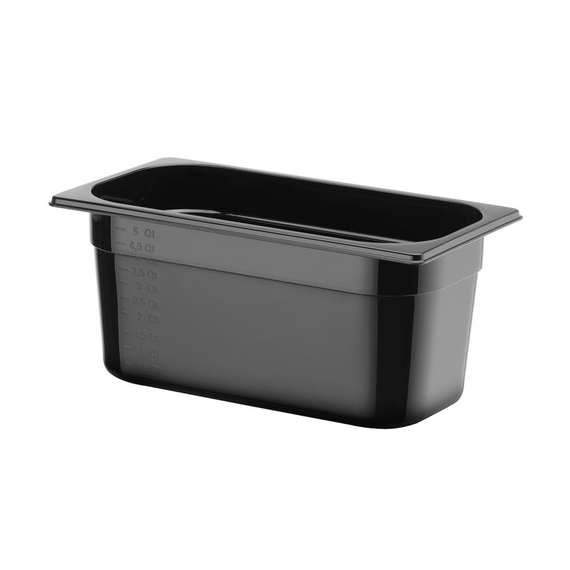 Hendi Gastronorm-Behälter 1/3, Profi Line, GN 1/3, 5,7L, Schwarz, 325x176x(H)150mm 1 Hendi Gastronorm-Behälter 1/3, Profi Line, GN 1/3, 5,7L, Schwarz, 325x176x(H)150mm