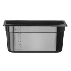 Hendi Gastronorm-Behälter 1/3, Profi Line, GN 1/3, 5,7L, Schwarz, 325x176x(H)150mm
