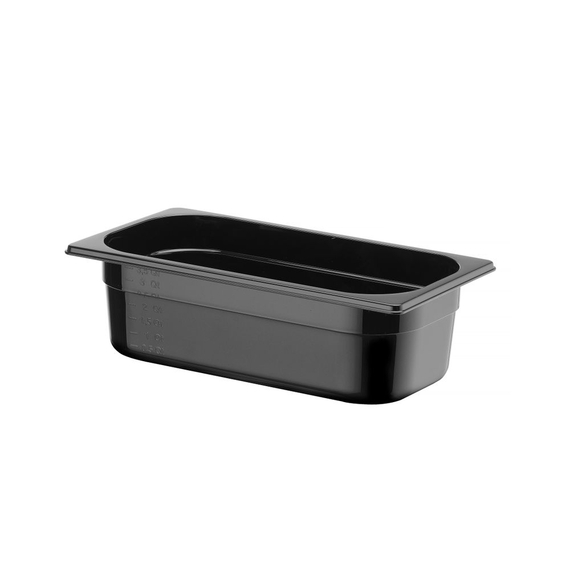Hendi Gastronorm-Behälter 1/3, Profi Line, GN 1/3, 4L, Schwarz, 325x176x(H)100mm 1 Hendi Gastronorm-Behälter 1/3, Profi Line, GN 1/3, 4L, Schwarz, 325x176x(H)100mm