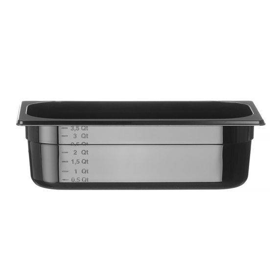 Hendi Gastronorm-Behälter 1/3, Profi Line, GN 1/3, 4L, Schwarz, 325x176x(H)100mm Hendi Gastronorm-Behälter 1/3, Profi Line, GN 1/3, 4L, Schwarz, 325x176x(H)100mm