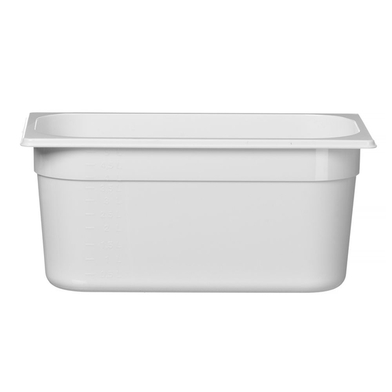 Hendi Gastronorm-Behälter 1/3, GN 1/3, 5,7L, Weiß, 325x176x(H)150mm Hendi Gastronorm-Behälter 1/3, GN 1/3, 5,7L, Weiß, 325x176x(H)150mm