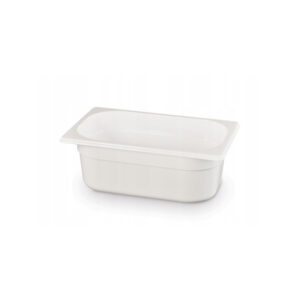 Hendi Gastronorm-Behälter 1/4, GN 1/4, 1,8L, Weiß, 265x162x(H)65mm