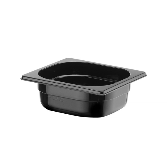Hendi Gastronorm-Behälter 1/6, Profi Line, GN 1/6, 1L, Schwarz, 176x162x(H)65mm 1 Hendi Gastronorm-Behälter 1/6, Profi Line, GN 1/6, 1L, Schwarz, 176x162x(H)65mm
