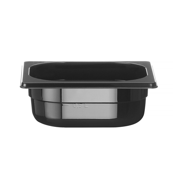 Hendi Gastronorm-Behälter 1/6, Profi Line, GN 1/6, 1L, Schwarz, 176x162x(H)65mm Hendi Gastronorm-Behälter 1/6, Profi Line, GN 1/6, 1L, Schwarz, 176x162x(H)65mm
