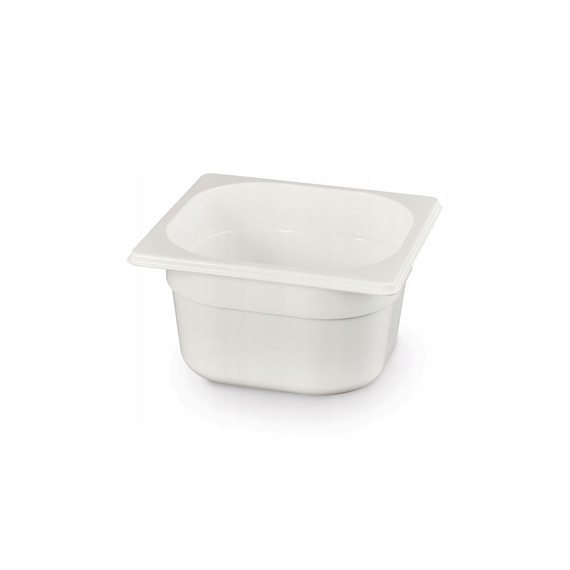 Hendi Gastronorm-Behälter 1/6, GN 1/6, 1L, Weiß, 176x162x(H)65mm Hendi Gastronorm-Behälter 1/6, GN 1/6, 1L, Weiß, 176x162x(H)65mm