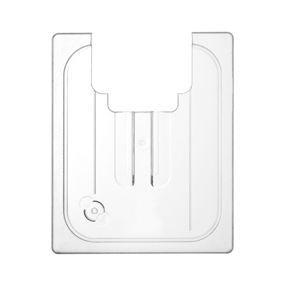 Hendi Gastronorm-Deckel mit Sous-Vide-Stab-Aussparung, GN 1/2, Transparent, 265x325mm Hendi Gastronorm-Deckel mit Sous-Vide-Stab-Aussparung, GN 1/2, Transparent, 265x325mm