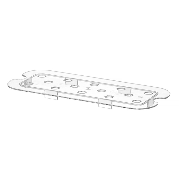 Hendi Perforiertes Abtropfgitter für Gastronorm-Behälter aus Polycarbonat, Profi Line, GN 1/3, Transparent, 266x116mm Hendi Perforiertes Abtropfgitter für Gastronorm-Behälter aus Polycarbonat, Profi Line, GN 1/3, Transparent, 266x116mm