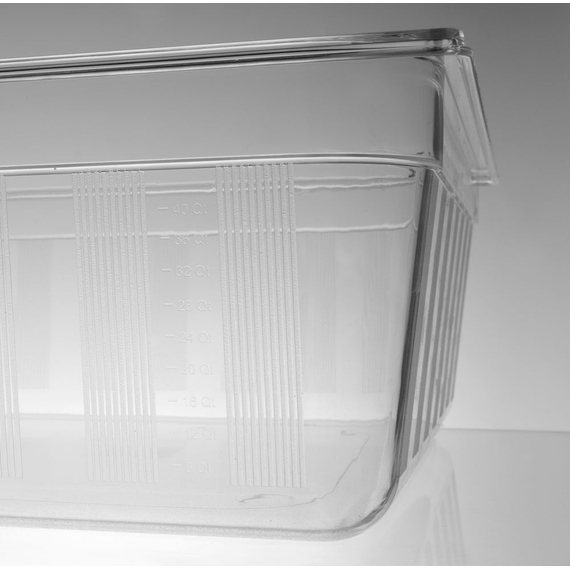 Hendi Gastronorm-Behälter 2/1, GN 2/1, 58L, Transparent, 650x530x(H)200mm 1 Hendi Gastronorm-Behälter 2/1, GN 2/1, 58L, Transparent, 650x530x(H)200mm