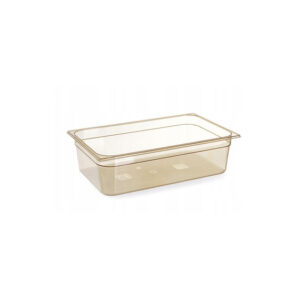 Hendi Gastronorm-Behälter 1/1, hochtemperaturbeständig, GN 1/1, 13,3L, Transparent, 530x325x(H)100mm