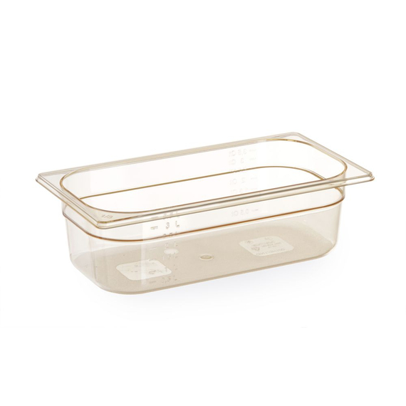 Hendi Gastronorm-Behälter 1/3, hochtemperaturbeständig, GN 1/3, 5,5L, Transparent, 325x176x(H)150mm Hendi Gastronorm-Behälter 1/3, hochtemperaturbeständig, GN 1/3, 5,5L, Transparent, 325x176x(H)150mm