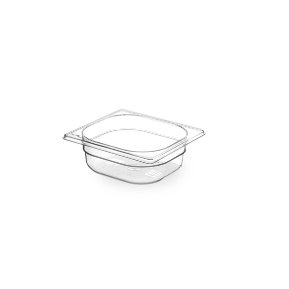 Hendi Gastronorm-Behälter 1/6, GN 1/6, 1L, Transparent, 176x162x(H)65mm Hendi Gastronorm-Behälter 1/6, GN 1/6, 1L, Transparent, 176x162x(H)65mm