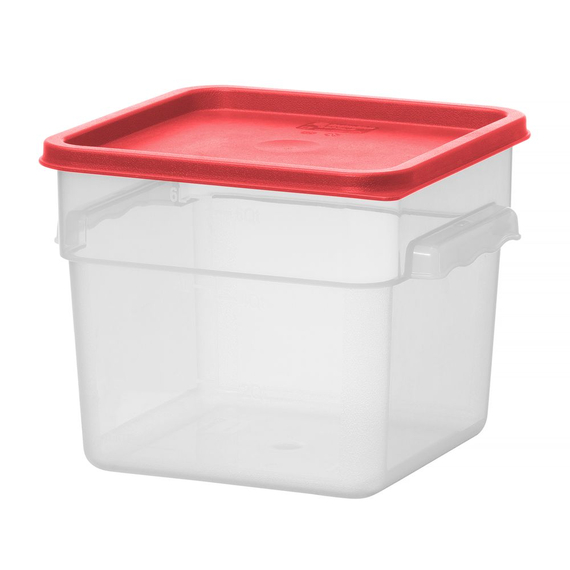 Hendi Lebensmittelbehälter mit Skala, 5,7L, 235x235x(H)180mm 1 Hendi Lebensmittelbehälter mit Skala, 5,7L, 235x235x(H)180mm