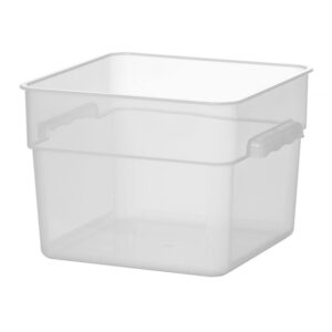 Hendi Lebensmittelbehälter mit Skala, 11,4L, 290x290x(H)210mm