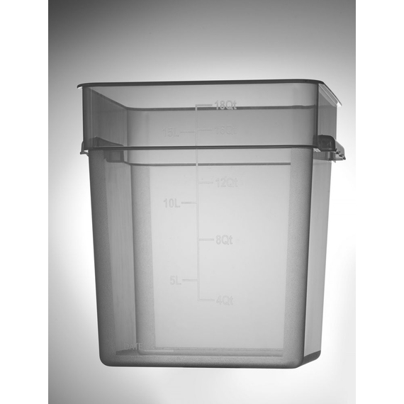 Hendi Lebensmittelbehälter mit Skala, 17,2L, 290x290x(H)320mm 1 Hendi Lebensmittelbehälter mit Skala, 17,2L, 290x290x(H)320mm