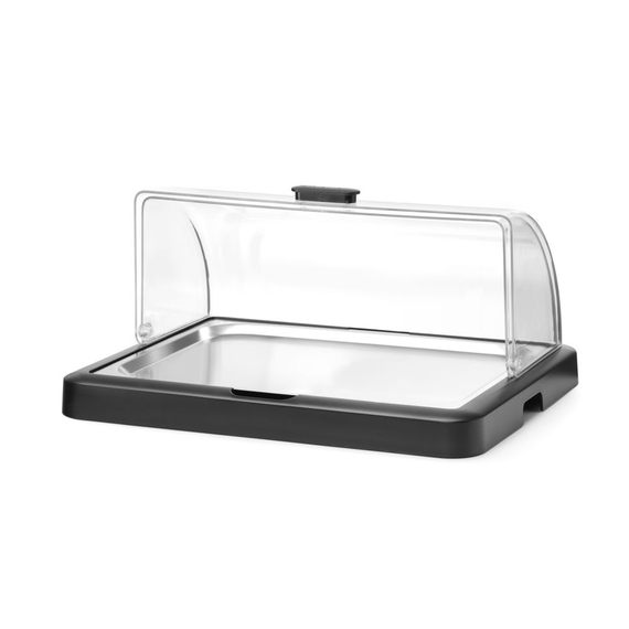 Hendi Rolltop Kühldisplay Duo UNIQ, designed by Robert Bronwasser, Einzel, Schwarz, 460x355x(H)220mm, Rechteckig 2 Hendi Rolltop Kühldisplay Duo UNIQ, designed by Robert Bronwasser, Einzel, Schwarz, 460x355x(H)220mm, Rechteckig