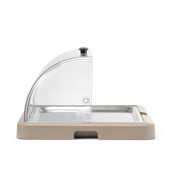 Hendi Rolltop Kühldisplay Duo UNIQ, designed by Robert Bronwasser, Einzel, Beige, 460x355x(H)220mm, Rechteckig 3 Hendi Rolltop Kühldisplay Duo UNIQ, designed by Robert Bronwasser, Einzel, Beige, 460x355x(H)220mm, Rechteckig
