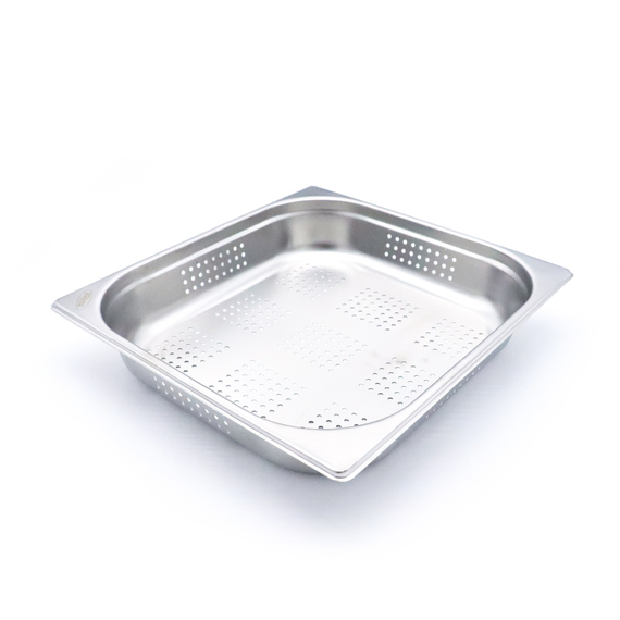 Maxima Gastro Gastronormbehälter - 2/3 GN - 6,5 cm Tief - Edelstahl - Perforiert Maxima Gastro Gastronormbehälter - 2/3 GN - 6,5 cm Tief - Edelstahl - Perforiert