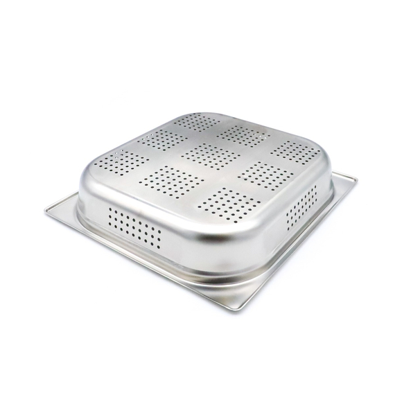 Maxima Gastro Gastronormbehälter - 2/3 GN - 6,5 cm Tief - Edelstahl - Perforiert 1 Maxima Gastro Gastronormbehälter - 2/3 GN - 6,5 cm Tief - Edelstahl - Perforiert