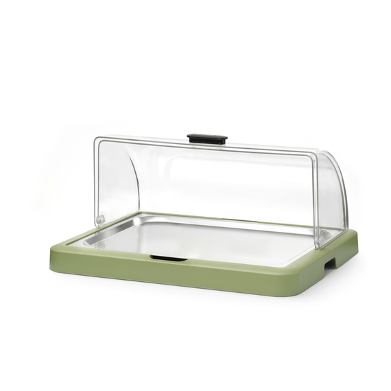 Hendi Rolltop Kühldisplay Duo UNIQ, designed by Robert Bronwasser, Einzel, Grün, 460x355x(H)220mm, Rechteckig 2 Hendi Rolltop Kühldisplay Duo UNIQ, designed by Robert Bronwasser, Einzel, Grün, 460x355x(H)220mm, Rechteckig