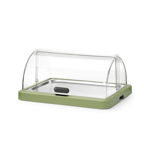 Hendi Rolltop Kühldisplay Duo UNIQ, designed by Robert Bronwasser, Einzel, Grün, 460x355x(H)220mm, Rechteckig Hendi Rolltop Kühldisplay Duo UNIQ, designed by Robert Bronwasser, Einzel, Grün, 460x355x(H)220mm, Rechteckig