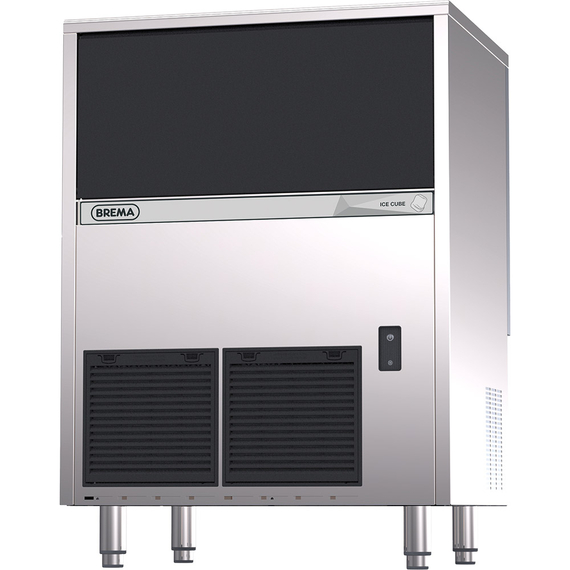 BREMA Eiswürfelbereiter wassergekühlt, 80kg/24h, Abmessung 738 x 600 x 1030 mm (BxTxH) BREMA Eiswürfelbereiter wassergekühlt, 80kg/24h, Abmessung 738 x 600 x 1030 mm (BxTxH)