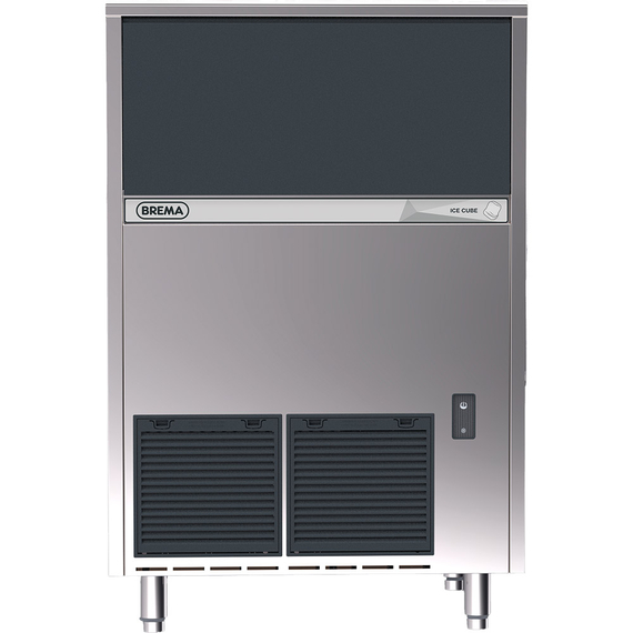 BREMA Eiswürfelbereiter wassergekühlt, 95kg/24h, Abmessung 738 x 600 x 1130 mm (BxTxH) 2 BREMA Eiswürfelbereiter wassergekühlt, 95kg/24h, Abmessung 738 x 600 x 1130 mm (BxTxH)