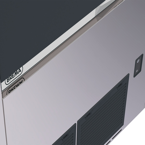 BREMA Eiswürfelbereiter luftgekühlt, 95kg/24h, Abmessung 738 x 600 x 1130 mm (BxTxH) 4 BREMA Eiswürfelbereiter luftgekühlt, 95kg/24h, Abmessung 738 x 600 x 1130 mm (BxTxH)