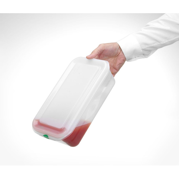 Hendi Behälter GN 1/4 Polypropylen, GN 1/4, 2,8L, Transparent, 265x162x(H)100mm 2 Hendi Behälter GN 1/4 Polypropylen, GN 1/4, 2,8L, Transparent, 265x162x(H)100mm