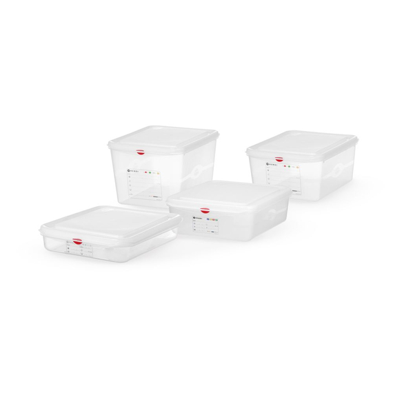 Hendi GN 1/2 Behälter, Polypropylen, GN 1/2, 6,5L, Transparent, 325x265x(H)100mm, Rechteckig 1 Hendi GN 1/2 Behälter, Polypropylen, GN 1/2, 6,5L, Transparent, 325x265x(H)100mm, Rechteckig