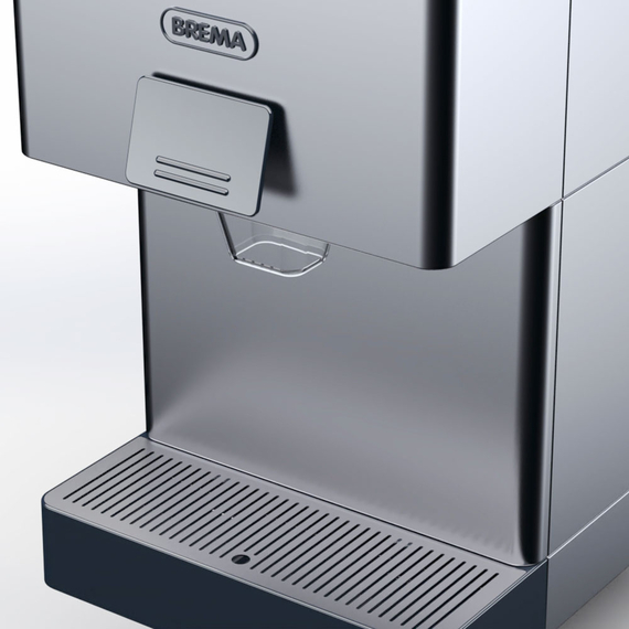 BREMA Eisdispenser, integrierter Behälter, 90kg/24h, Crushed ice 1 BREMA Eisdispenser, integrierter Behälter, 90kg/24h, Crushed ice