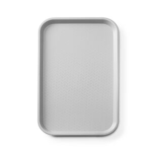 AmerBox Fast-Food-Tablett GN 1/1 Polypropylen, GN 1/1, Hellgrau, 530x325x(H)20mm