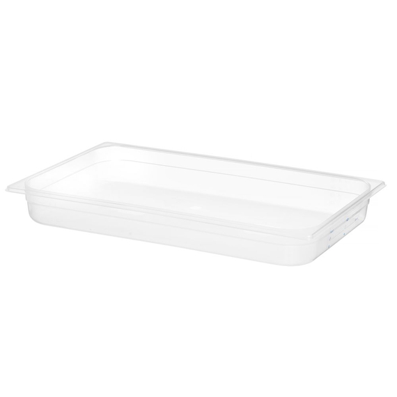 Hendi Gastronorm-Behälter 1/1, GN 1/1, 9L, Transparent, 530x325x(H)65mm Hendi Gastronorm-Behälter 1/1, GN 1/1, 9L, Transparent, 530x325x(H)65mm