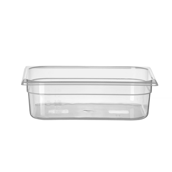 Hendi Gastronorm-Behälter 1/2, Profi Line, GN 1/2, 6,5L, Transparent, 325x265x(H)100mm Hendi Gastronorm-Behälter 1/2, Profi Line, GN 1/2, 6,5L, Transparent, 325x265x(H)100mm