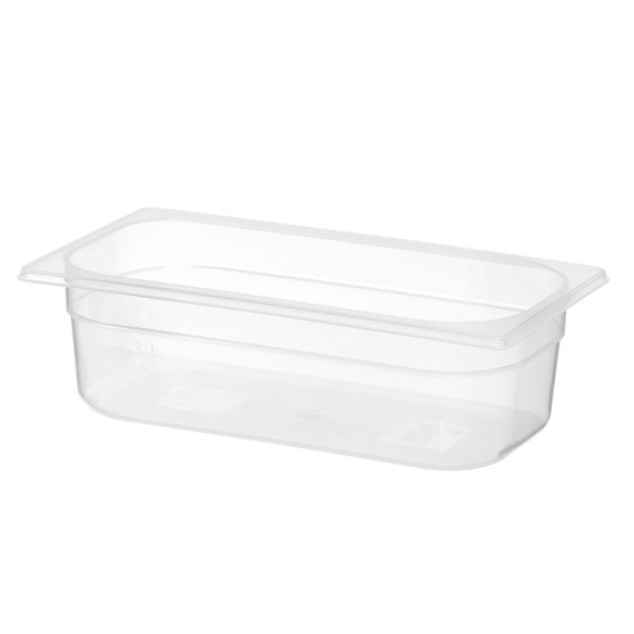 Hendi Gastronorm-Behälter 1/3, Profi Line, GN 1/3, 4L, Transparent, 325x176x(H)100mm 1 Hendi Gastronorm-Behälter 1/3, Profi Line, GN 1/3, 4L, Transparent, 325x176x(H)100mm