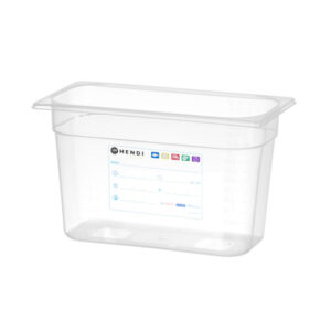 Hendi Gastronorm-Behälter 1/3, GN 1/3, 7,8L, Transparent, 325x176x(H)200mm