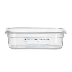 Hendi Gastronorm-Behälter 1/3, GN 1/3, 4L, Transparent, 325x176x(H)100mm