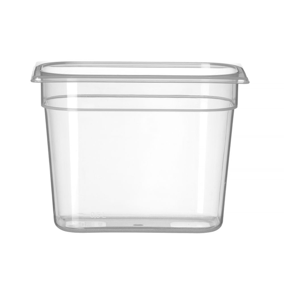 Hendi Gastronorm-Behälter 1/4, Profi Line, GN 1/4, 5,5L, Transparent, 265x162x(H)200mm Hendi Gastronorm-Behälter 1/4, Profi Line, GN 1/4, 5,5L, Transparent, 265x162x(H)200mm