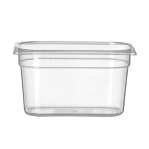 Hendi Gastronorm-Behälter 1/4, Profi Line, GN 1/4, 4L, Transparent, 265x162x(H)150mm
