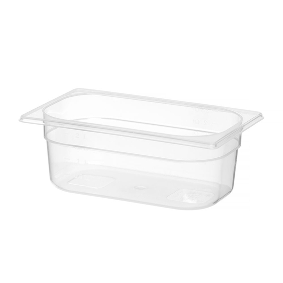 Hendi Gastronorm-Behälter 1/4, Profi Line, GN 1/4, 2,8L, Transparent, 265x162x(H)100mm 1 Hendi Gastronorm-Behälter 1/4, Profi Line, GN 1/4, 2,8L, Transparent, 265x162x(H)100mm