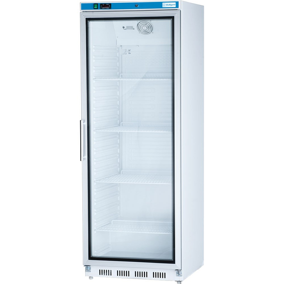 Stalgast weißer Kühlschrank GT66 mit Glastür, 258 Liter Stalgast weißer Kühlschrank GT66 mit Glastür, 258 Liter