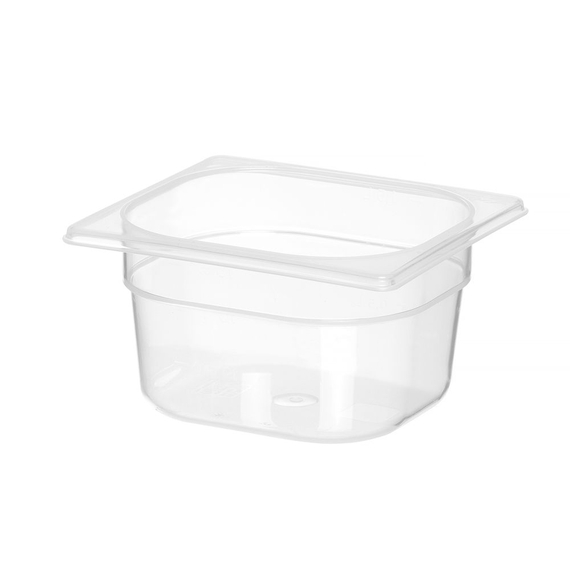 Hendi Gastronorm-Behälter 1/6, Profi Line, GN 1/6, 1,6L, Transparent, 176x162x(H)100mm 1 Hendi Gastronorm-Behälter 1/6, Profi Line, GN 1/6, 1,6L, Transparent, 176x162x(H)100mm