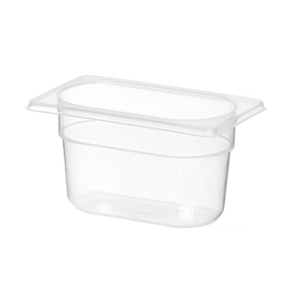 Hendi Gastronorm-Behälter 1/9, Profi Line, 1,0, GN 1/9, 1L, Transparent, 176x108x(H)100mm 1 Hendi Gastronorm-Behälter 1/9, Profi Line, 1,0, GN 1/9, 1L, Transparent, 176x108x(H)100mm