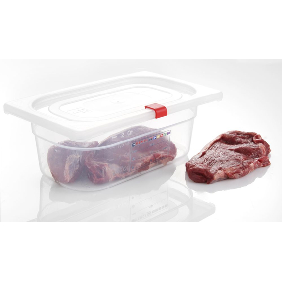 Hendi Farbcodierungsclips für HACCP-Aufbewahrungsbehälter, Rot, 12 Stk 3 Hendi Farbcodierungsclips für HACCP-Aufbewahrungsbehälter, Rot, 12 Stk